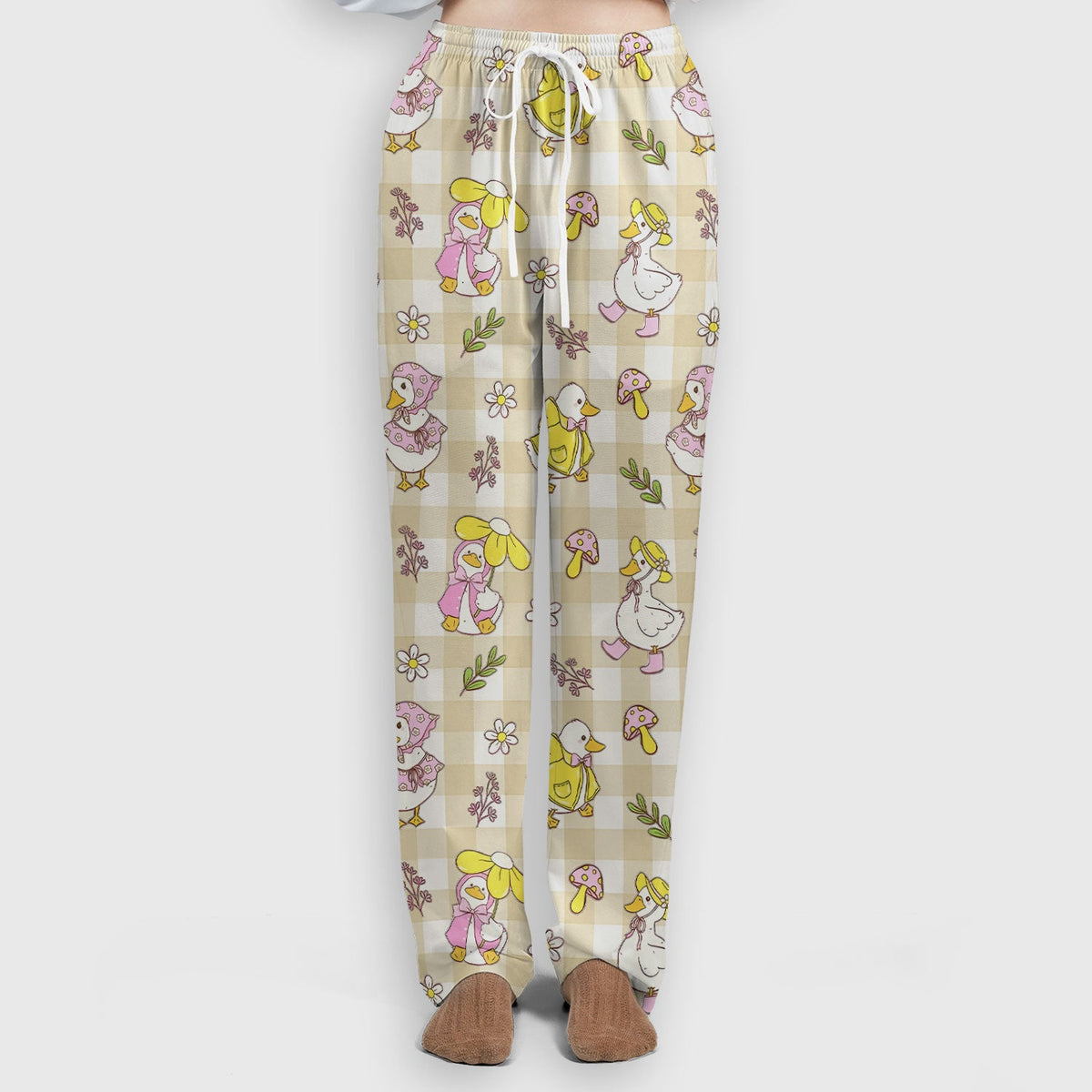Duck Outfit Gingham Nurse Scrub Set