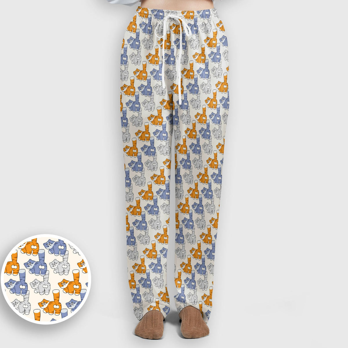 Cartoon Cat Nurse Scrub Set