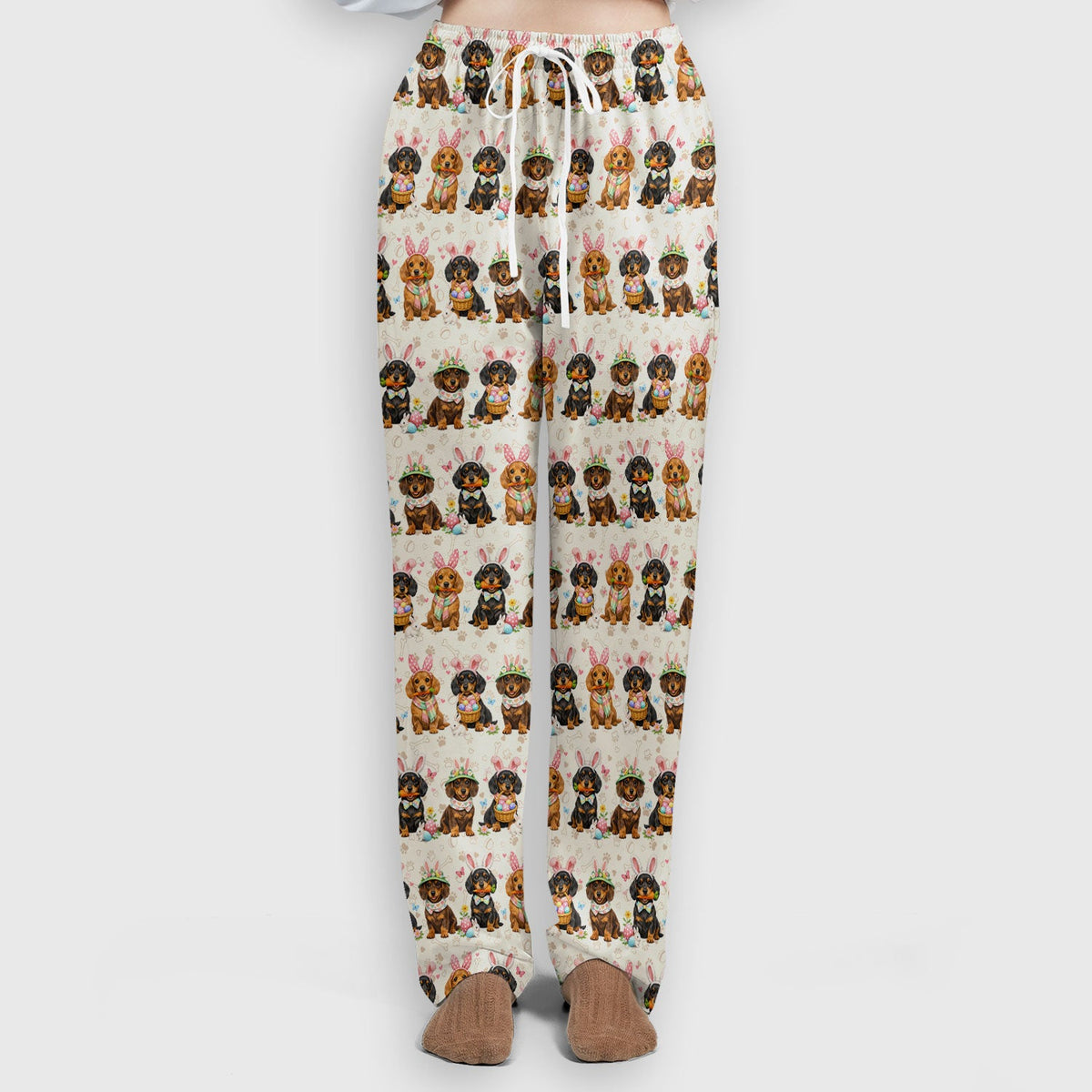 Easter Dachshund Bunny Nurse Scrub Set