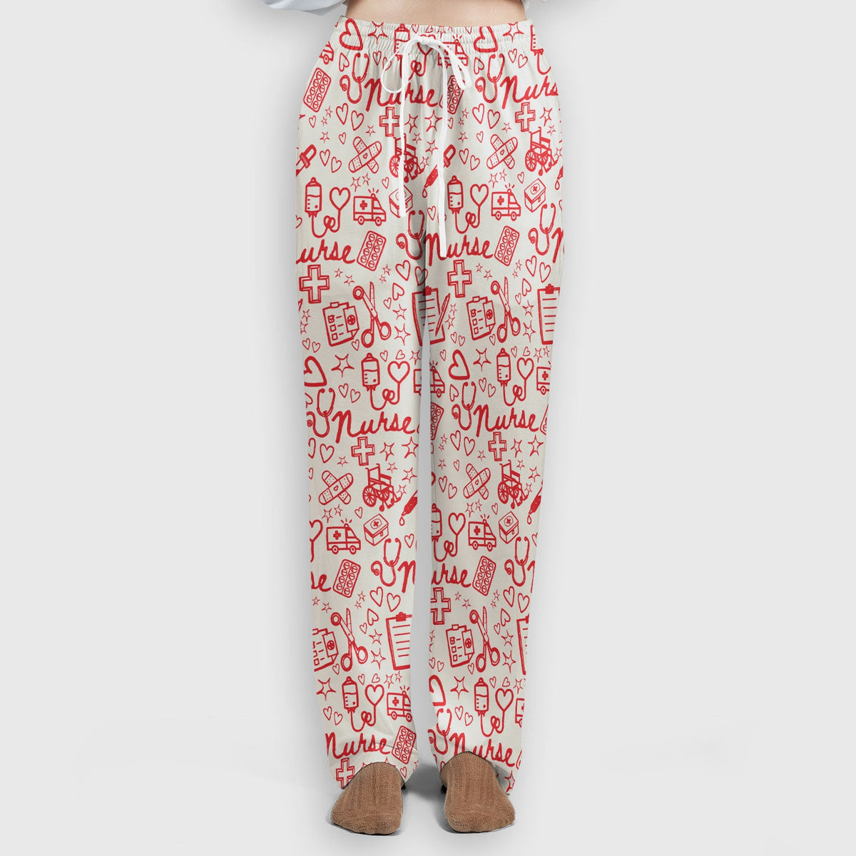 Heart Medical Nurse Scrub Set