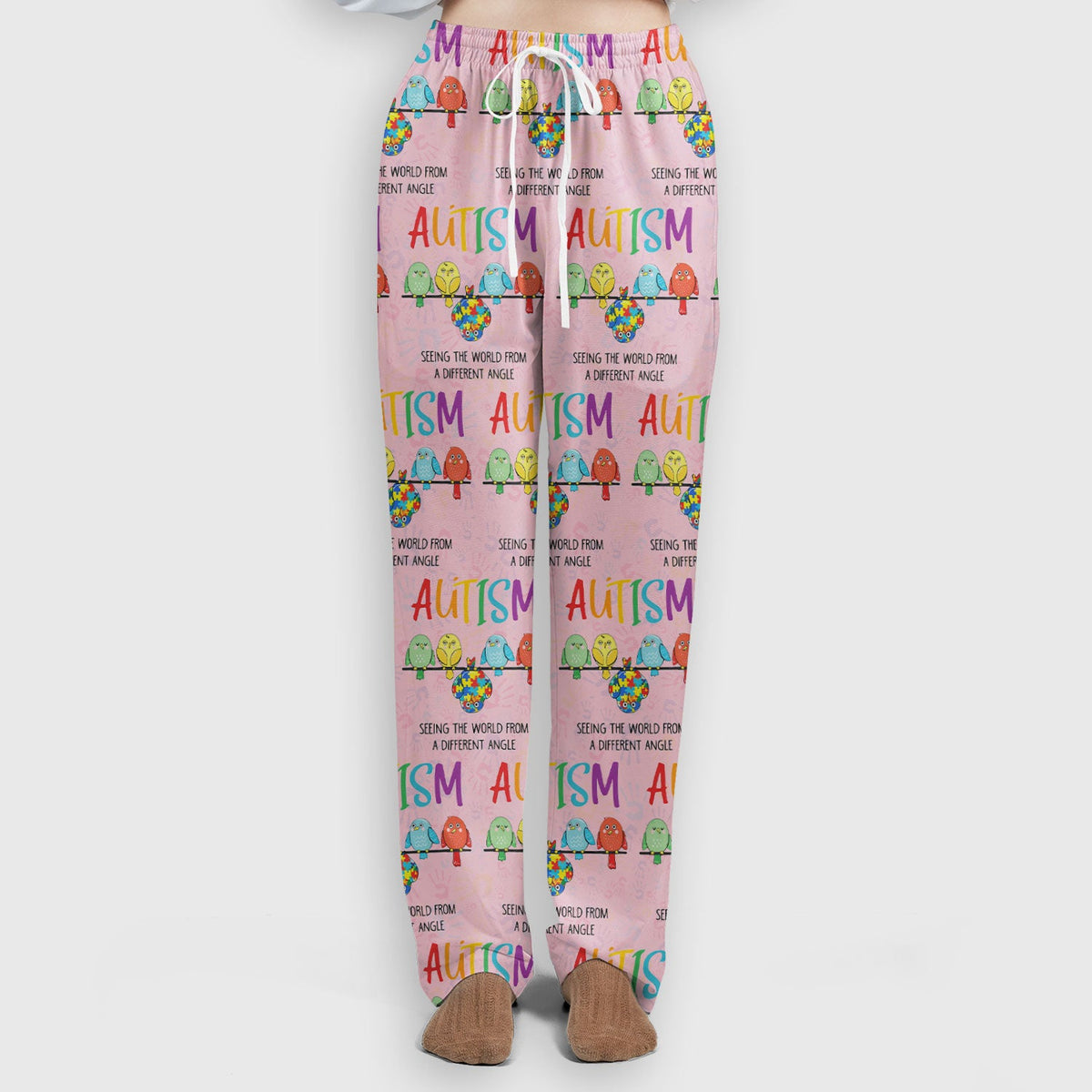Autism Seeing The World From A Different Angle Nurse Scrub Set