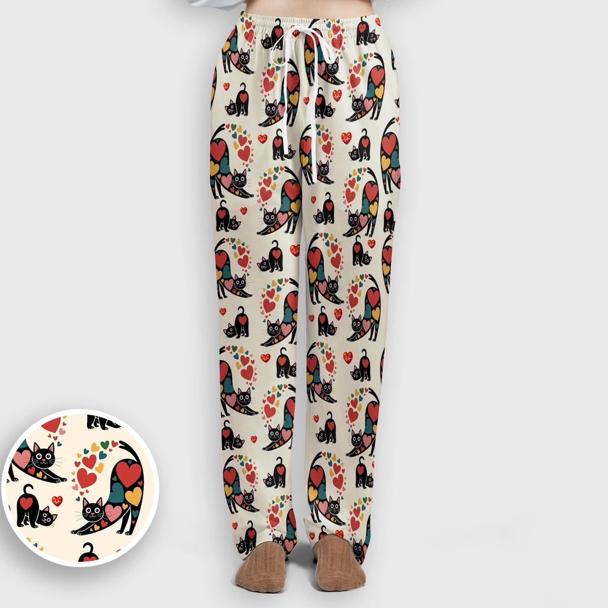 Cat Valentine Heart Nurse Scrub Set