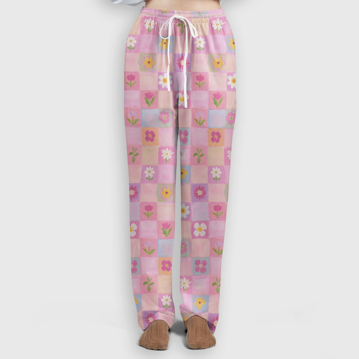 Lovely Pastel Floral Patchwork Nurse Scrub Set