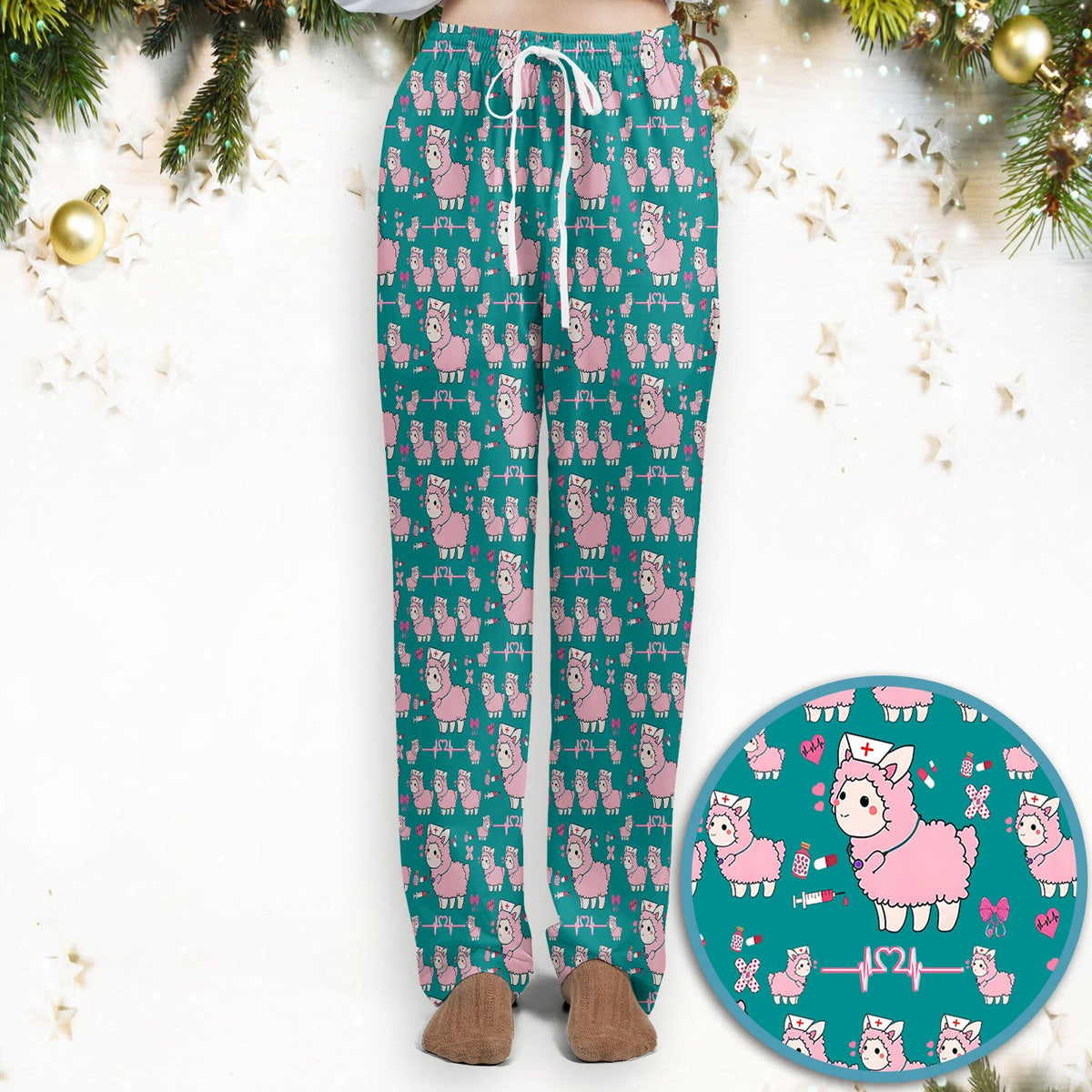 Llama Ain't Got Time For Your Drama Nurse Scrub Set