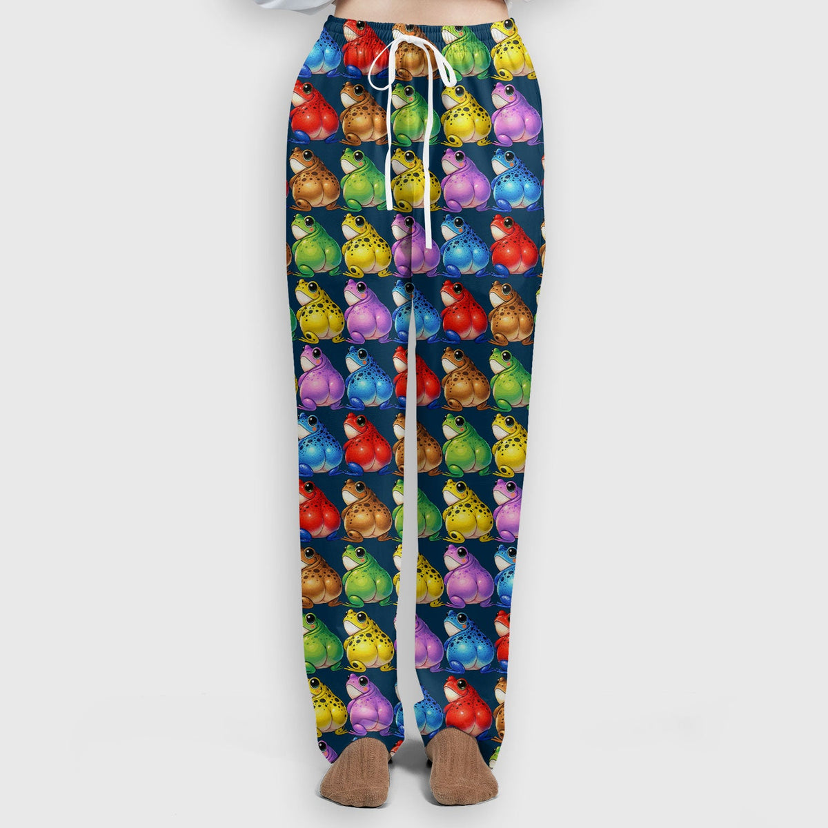 Colorful Frogs Nurse Scrub Set
