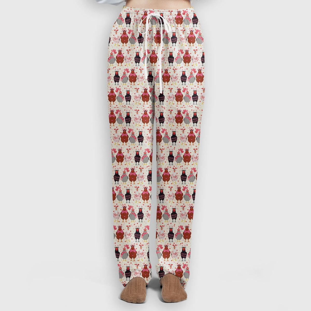 Chicken Valentine Nurse Scrub Set