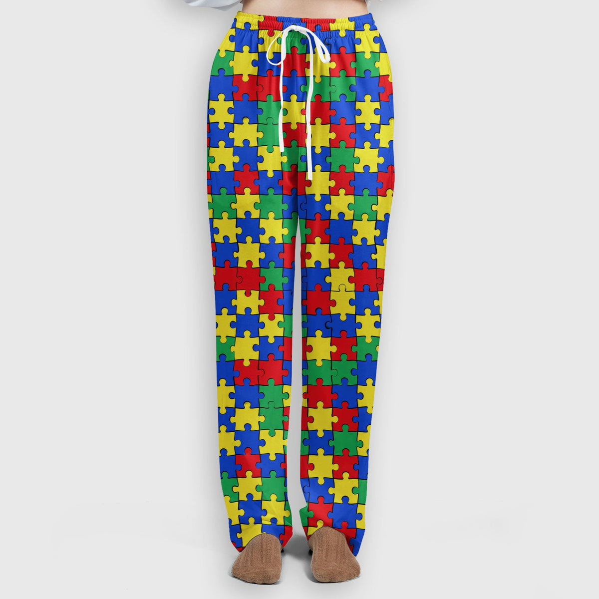 Autism Awareness Puzzle Nurse Scrub Set