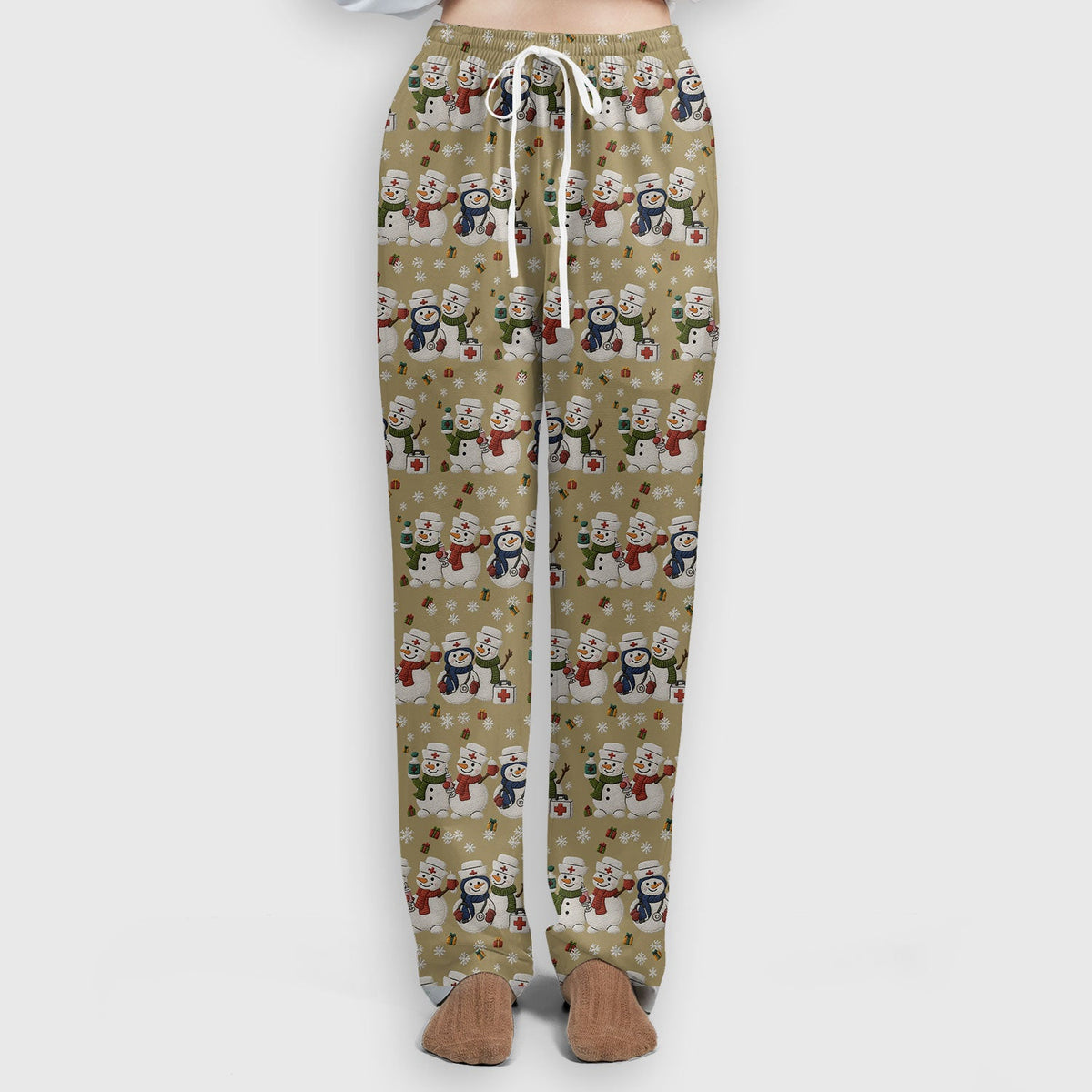 Snowman Nurse Scrub Set - Christmas Gift