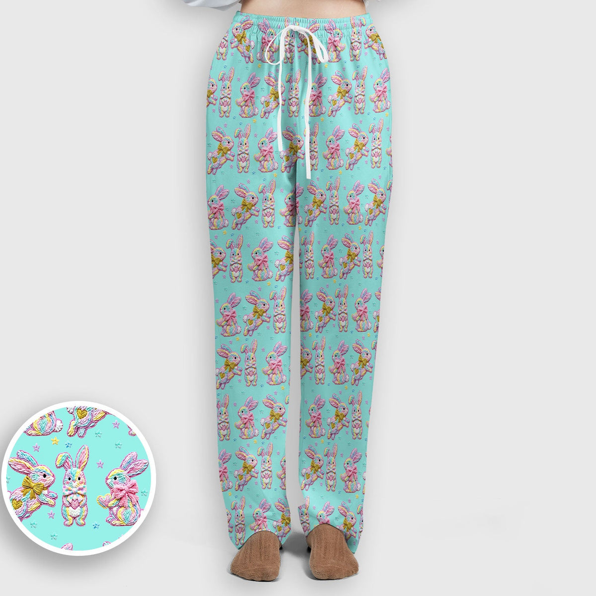 Cartoon Bunny Nurse Scrub Set