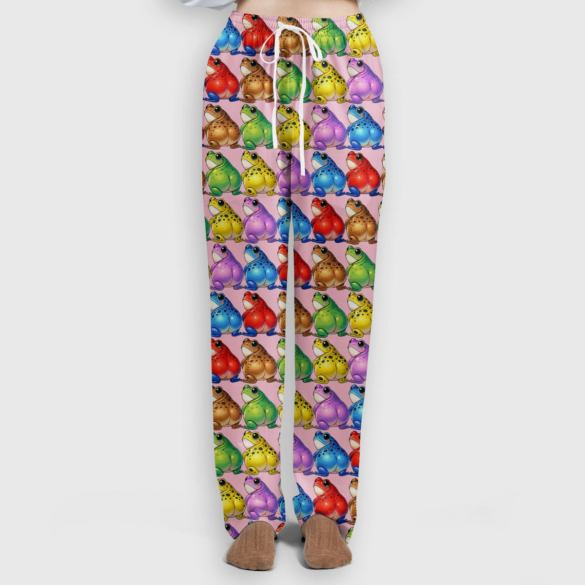 Colorful Frogs Nurse Scrub Set