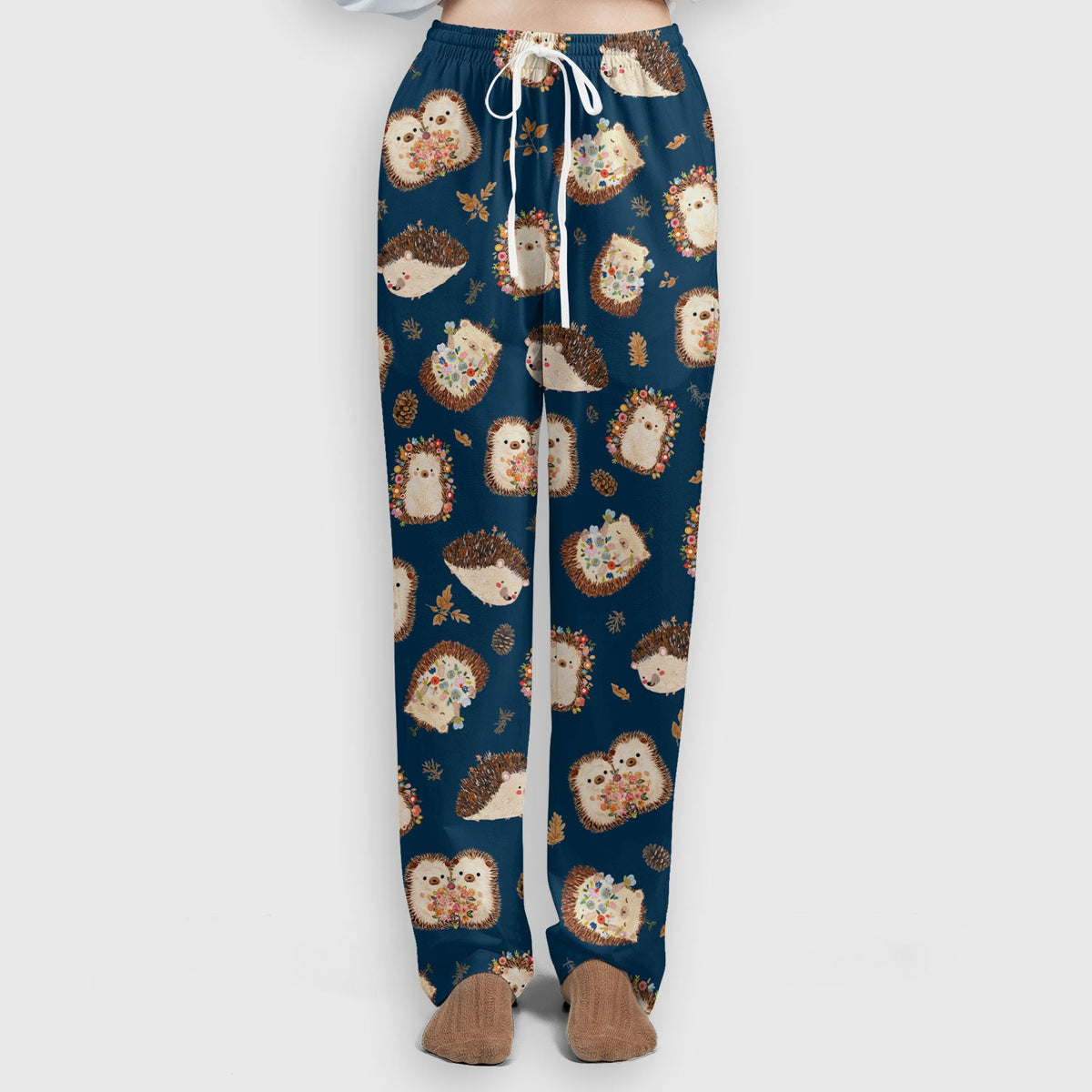 Hedgehog Floral Nurse Scrub Set