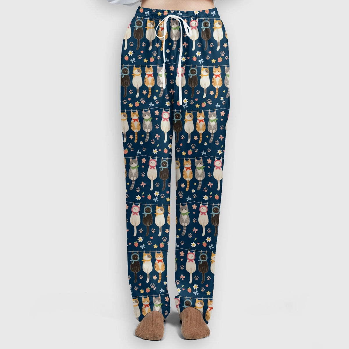 Cat Clothesline Nurse Scrub Set