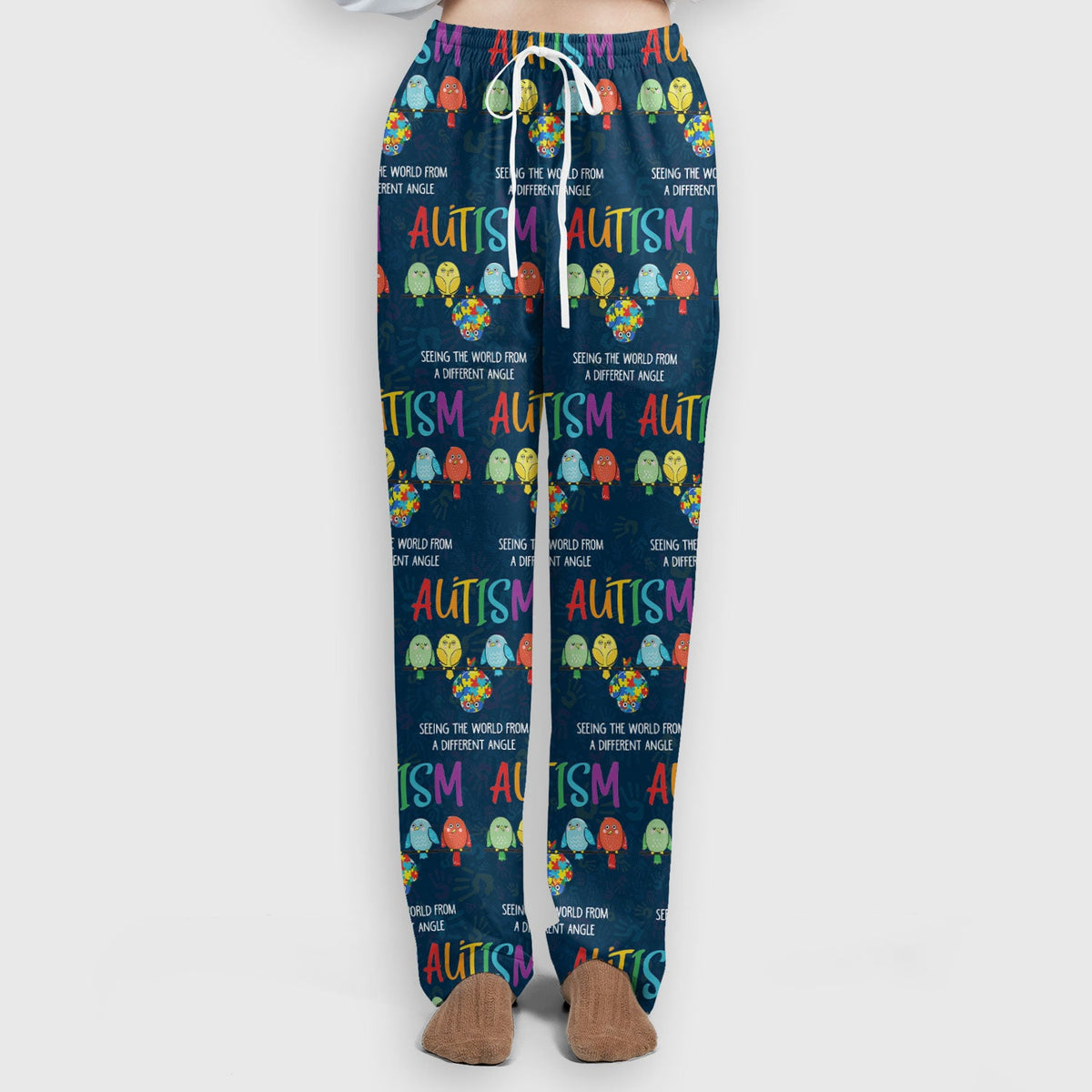 Autism Seeing The World From A Different Angle Nurse Scrub Set
