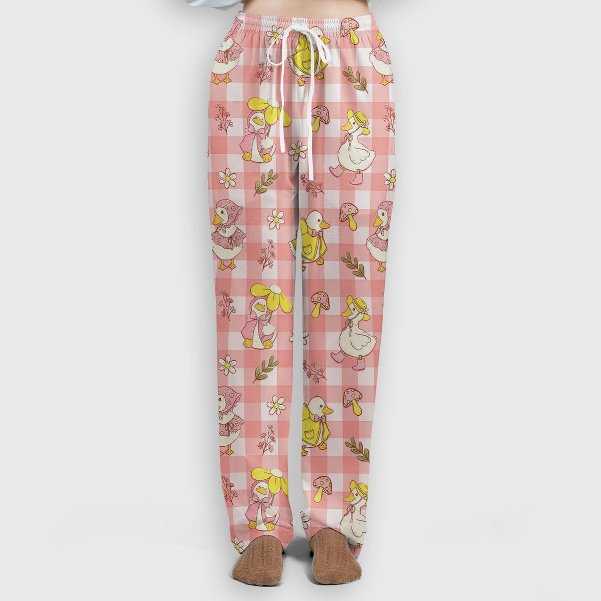 Duck Outfit Gingham Nurse Scrub Set