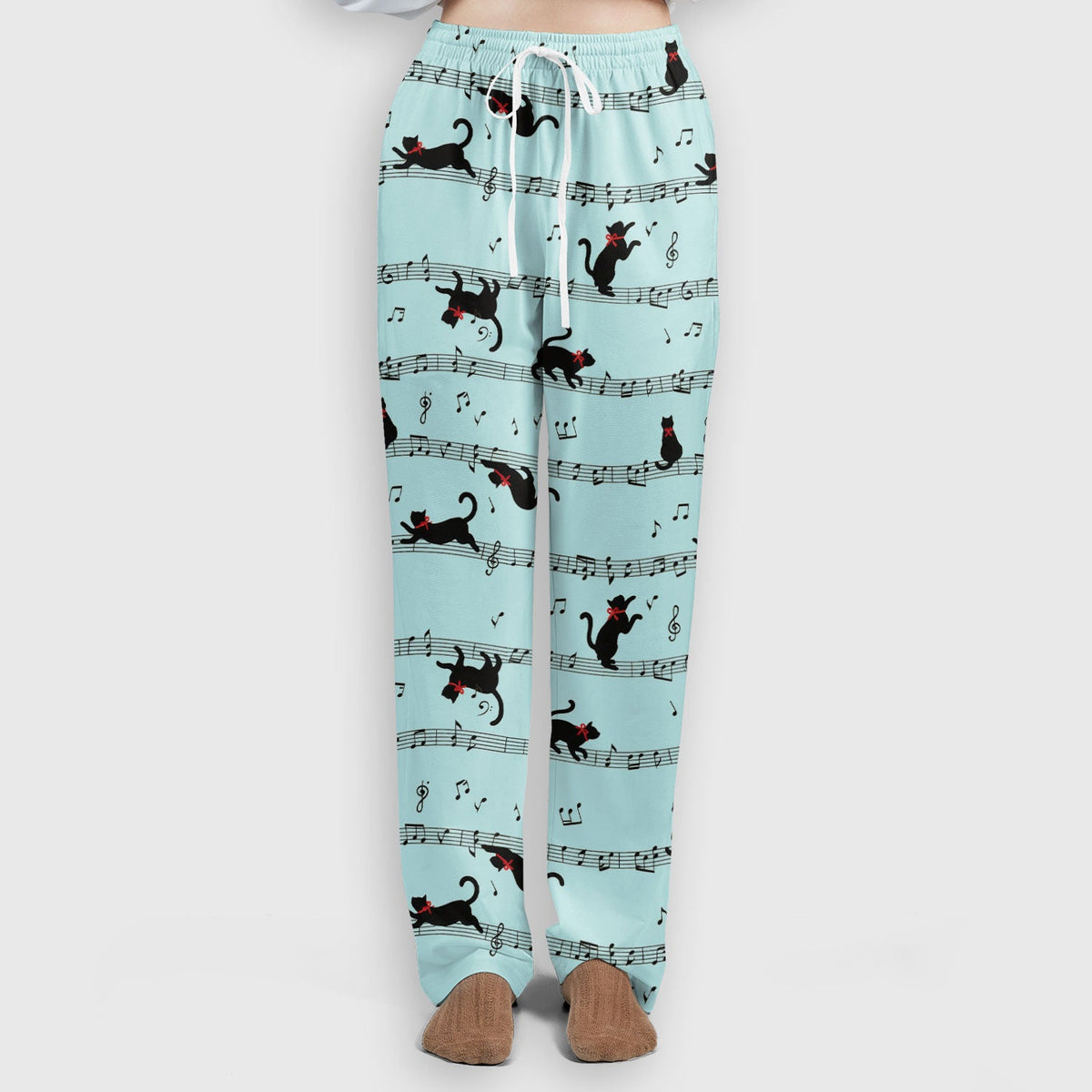 Dancing Black Cat Music Nurse Scrub Set