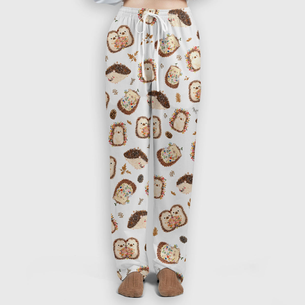 Hedgehog Floral Nurse Scrub Set