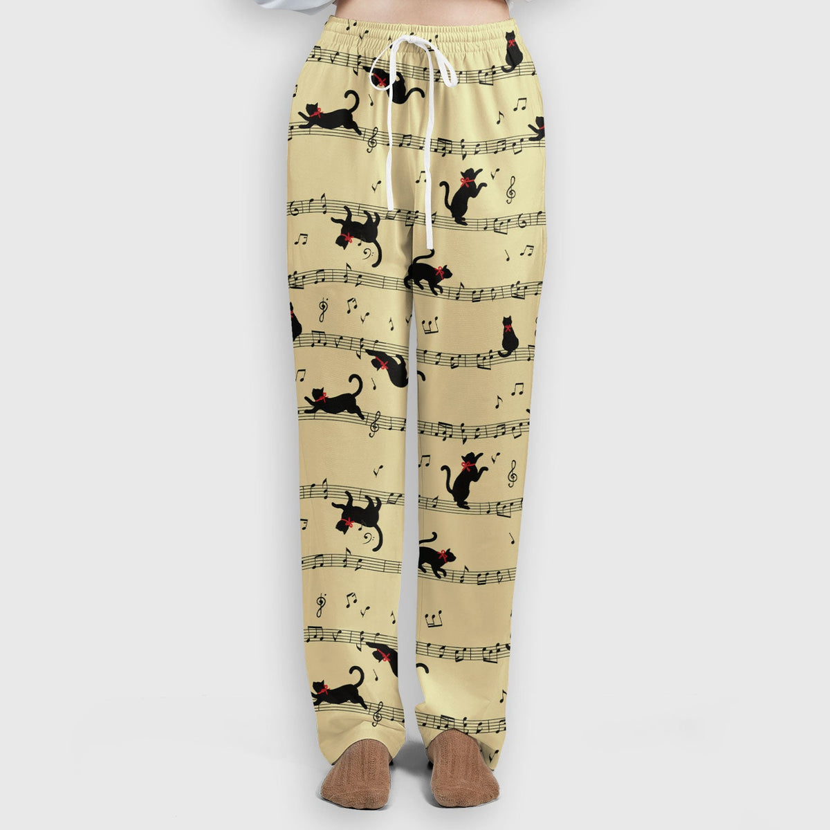 Dancing Black Cat Music Nurse Scrub Set