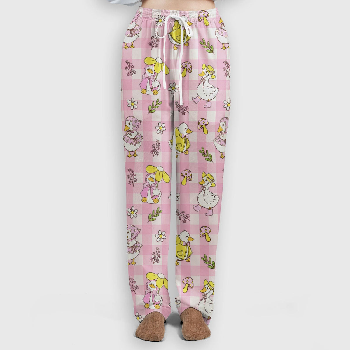 Duck Outfit Gingham Nurse Scrub Set