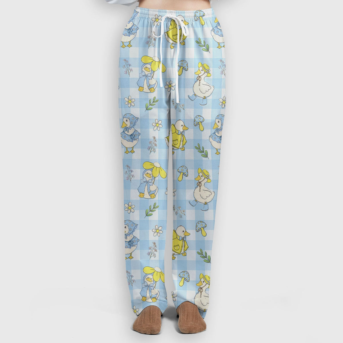 Duck Outfit Gingham Nurse Scrub Set