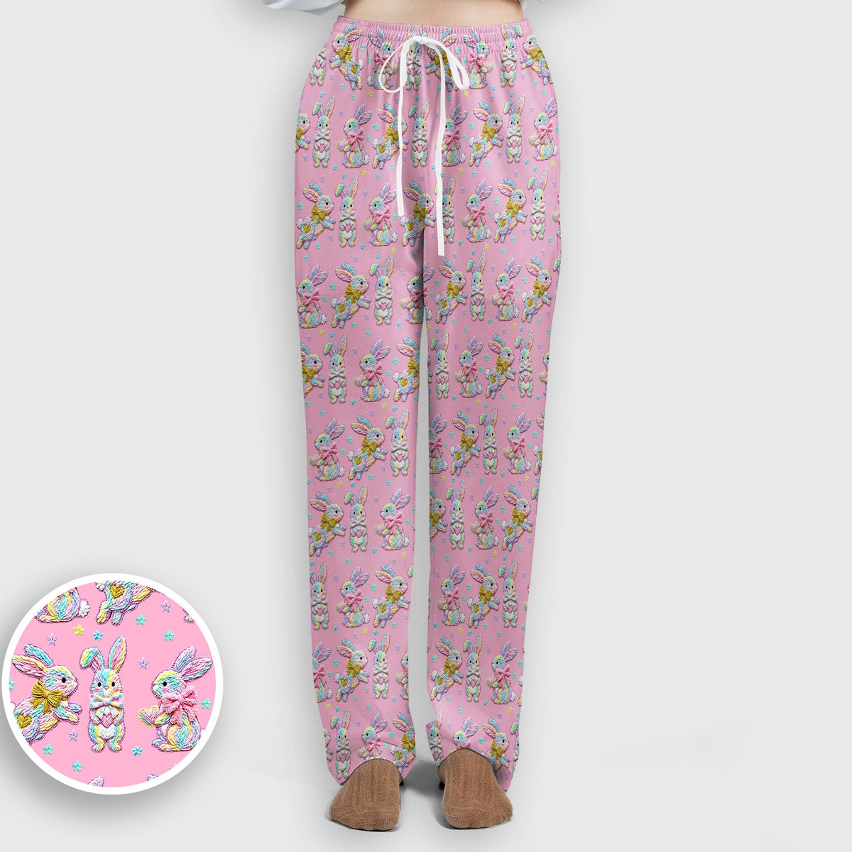 Cartoon Bunny Nurse Scrub Set