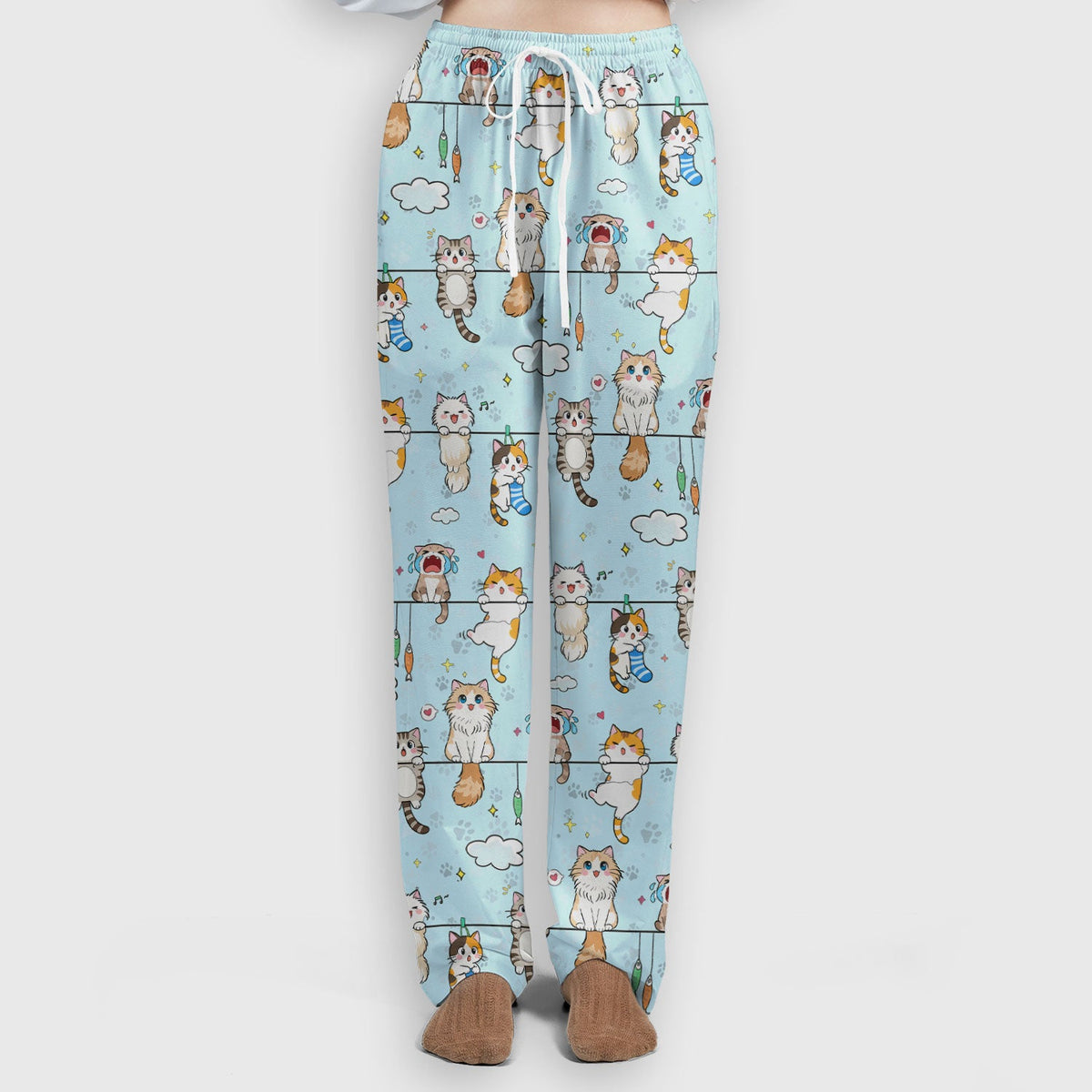 Cats With Cute Expressions Nurse Scrub Set