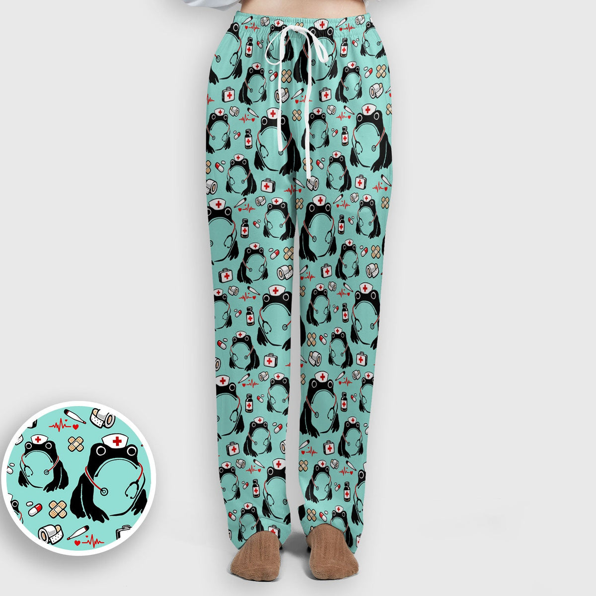 Frog Medical Nurse Scrub Set