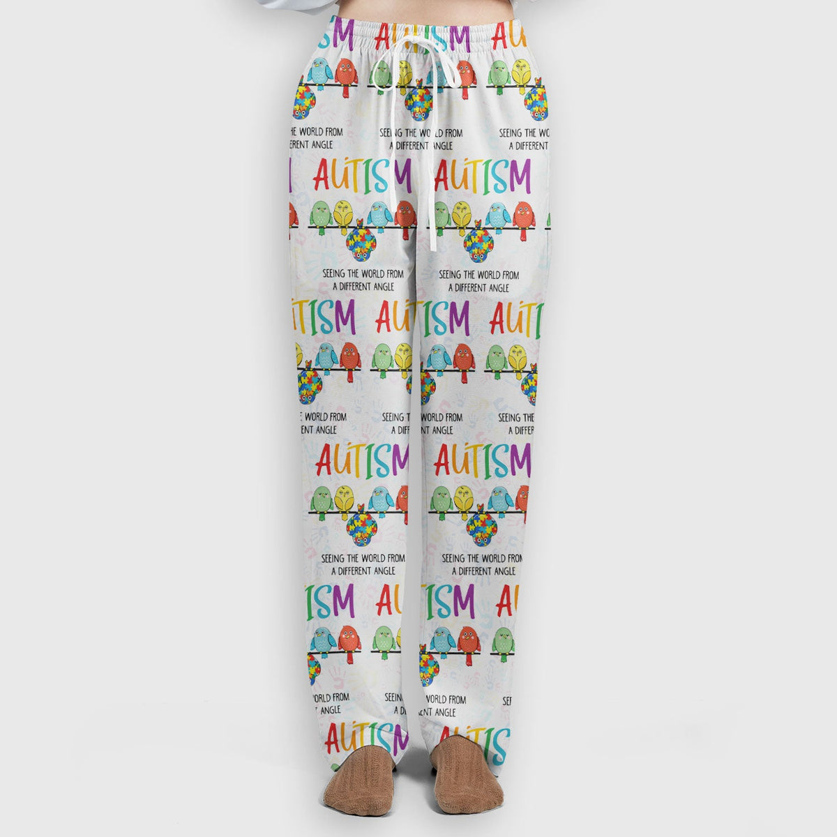 Autism Seeing The World From A Different Angle Nurse Scrub Set