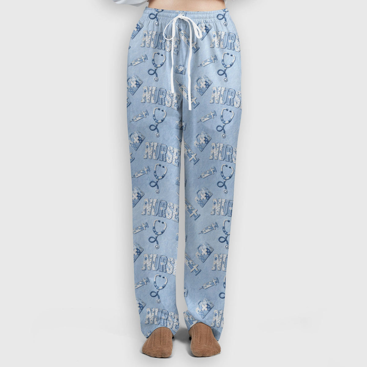 Blue Nurse Medical Scrub Set