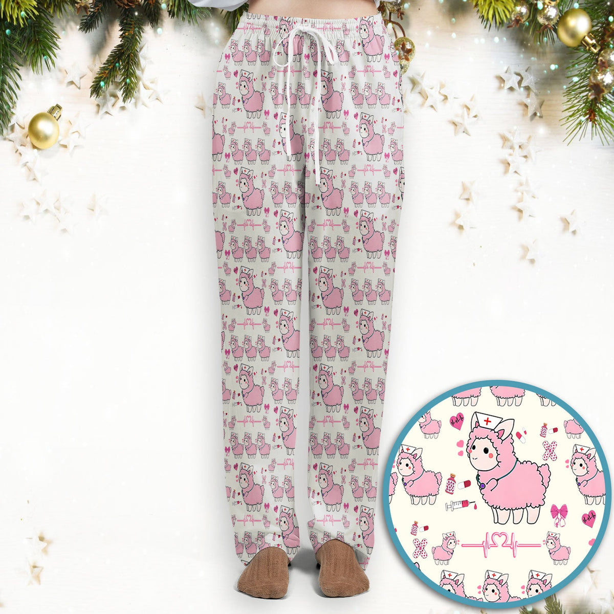Llama Ain't Got Time For Your Drama Nurse Scrub Set