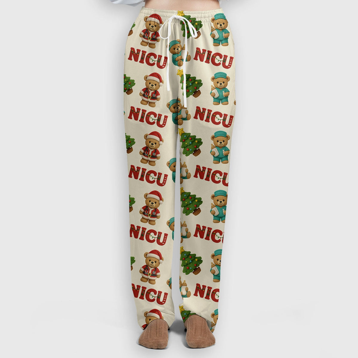 NICU Nurse Teddy Bear Scrub Set - Christmas Gift