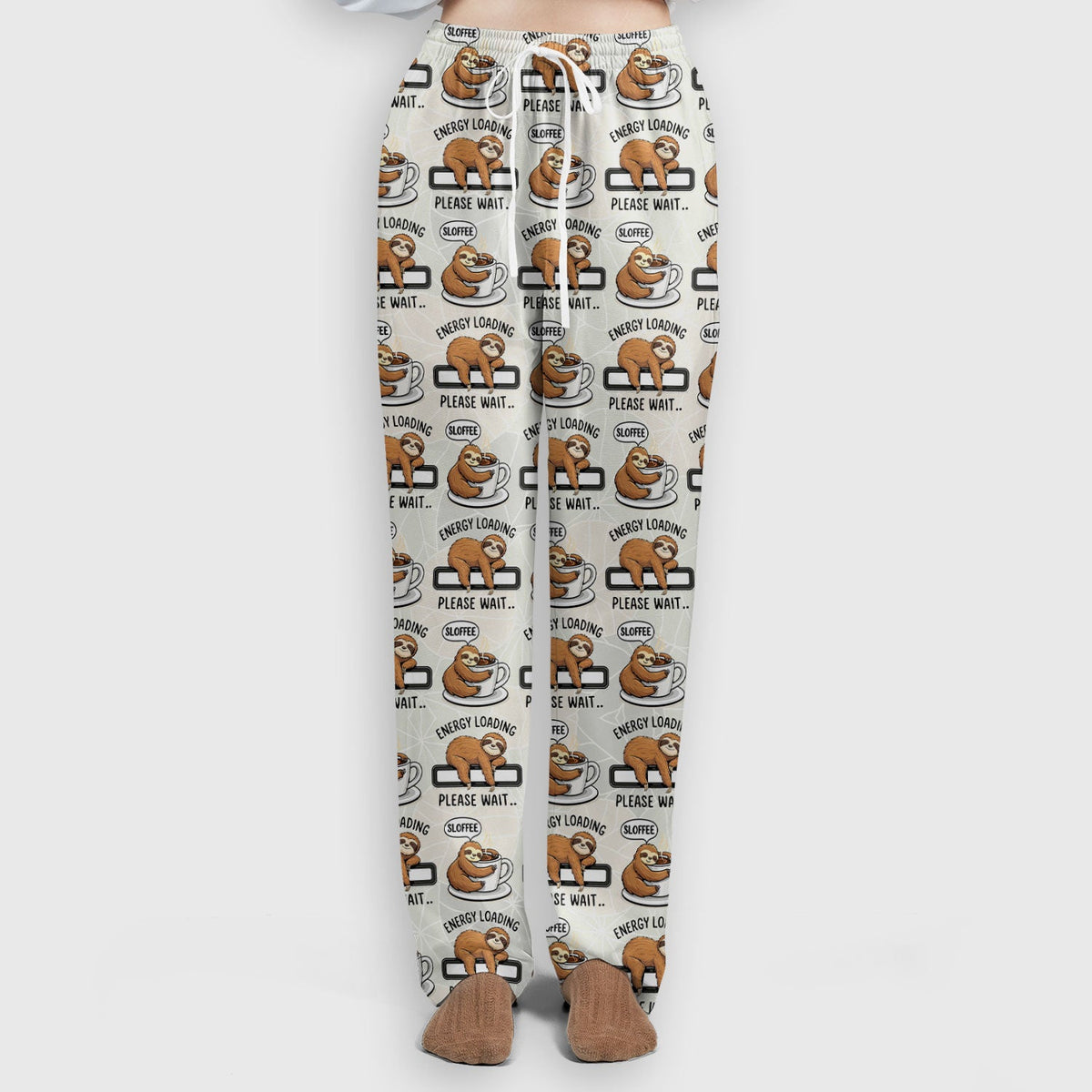 Sloth Coffee Energy Nurse Scrub Set