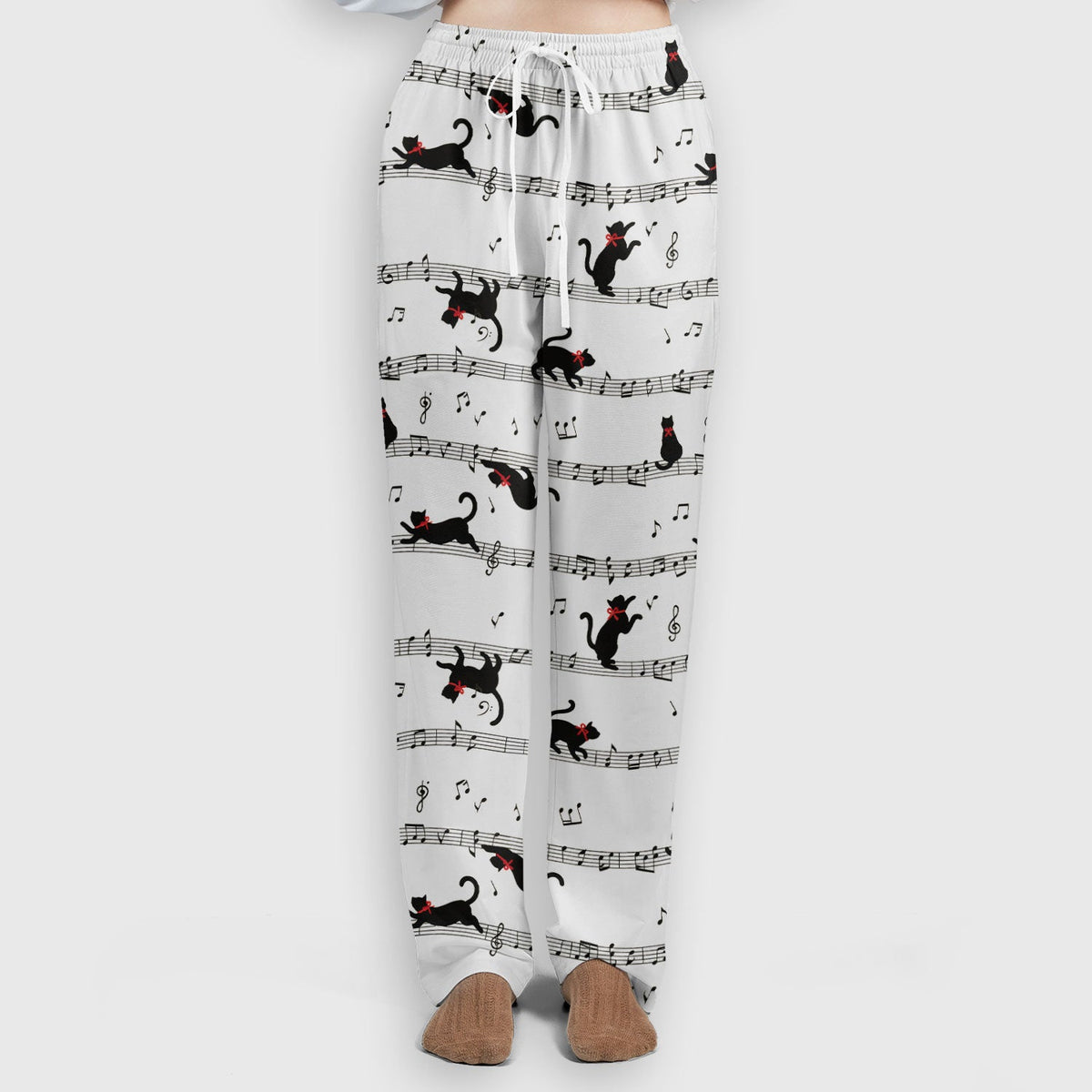 Dancing Black Cat Music Nurse Scrub Set