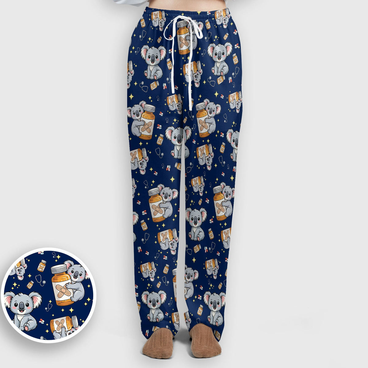 Koala Bandage Medicine Nurse Scrub Set