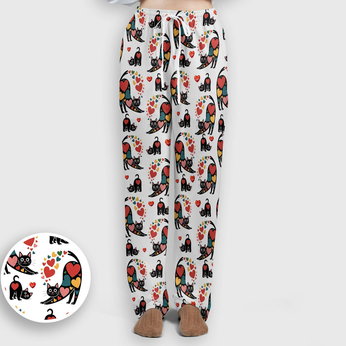 Cat Valentine Heart Nurse Scrub Set