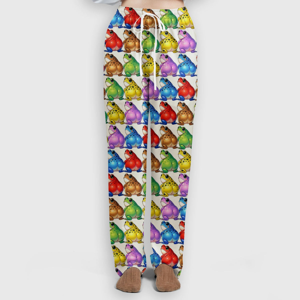 Colorful Frogs Nurse Scrub Set