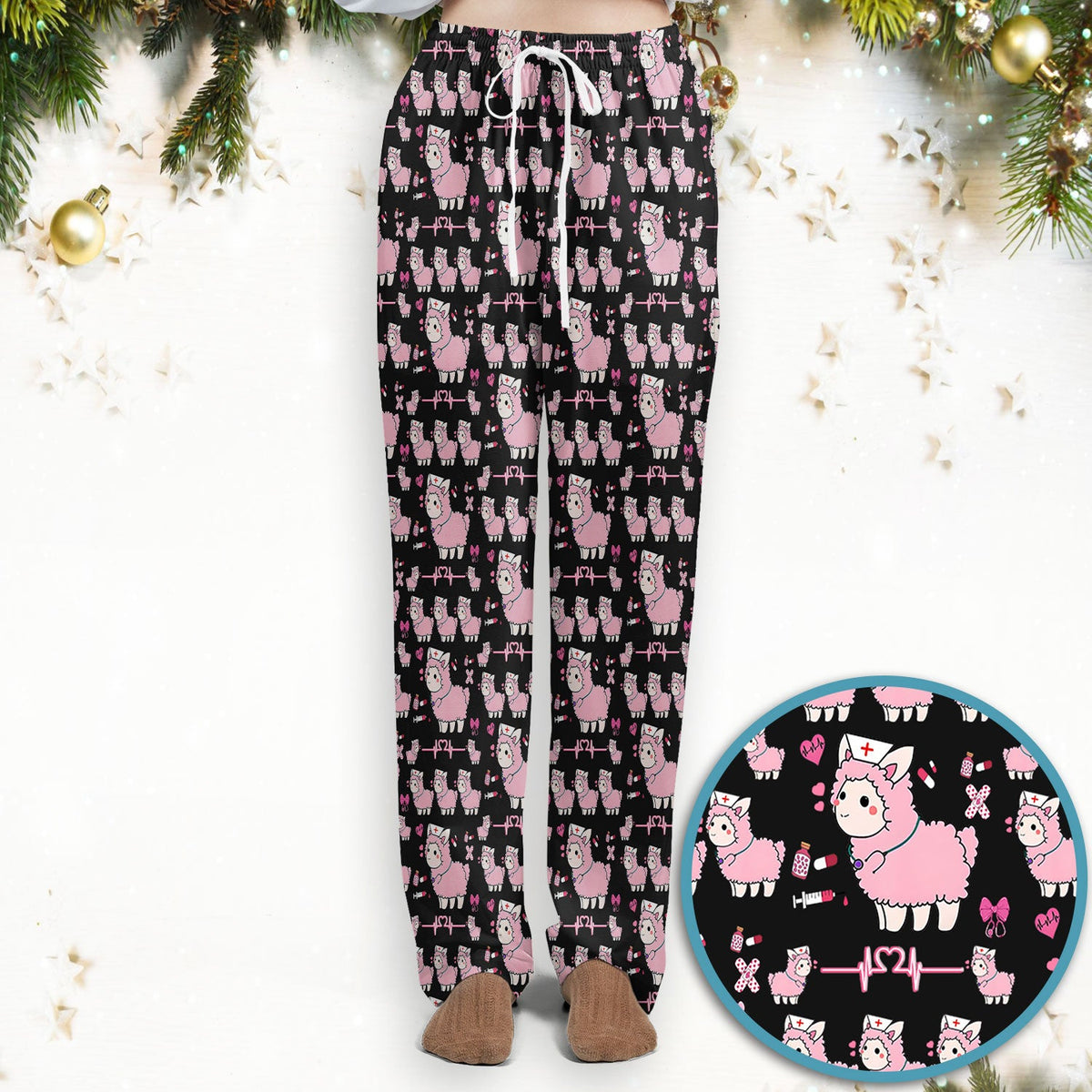 Llama Ain't Got Time For Your Drama Nurse Scrub Set