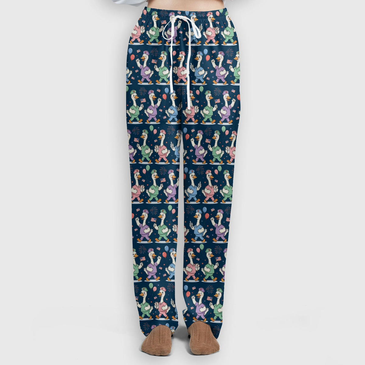 Ducks Balloons Nurse Scrub Set