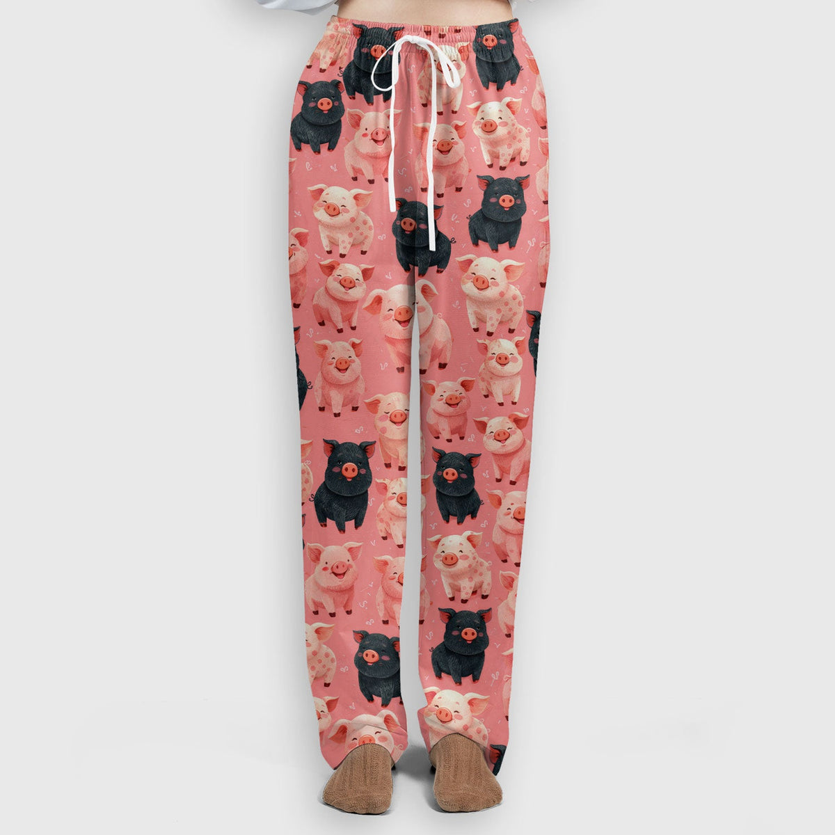 Cartoon Pig Nurse Scrub Set