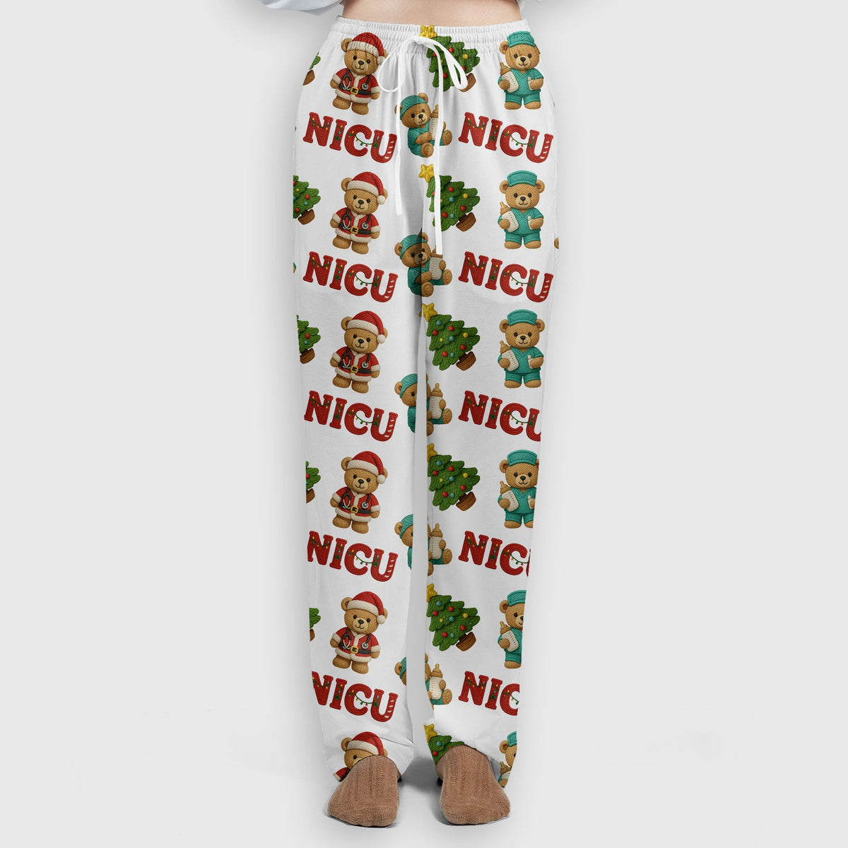 NICU Nurse Teddy Bear Scrub Set - Christmas Gift