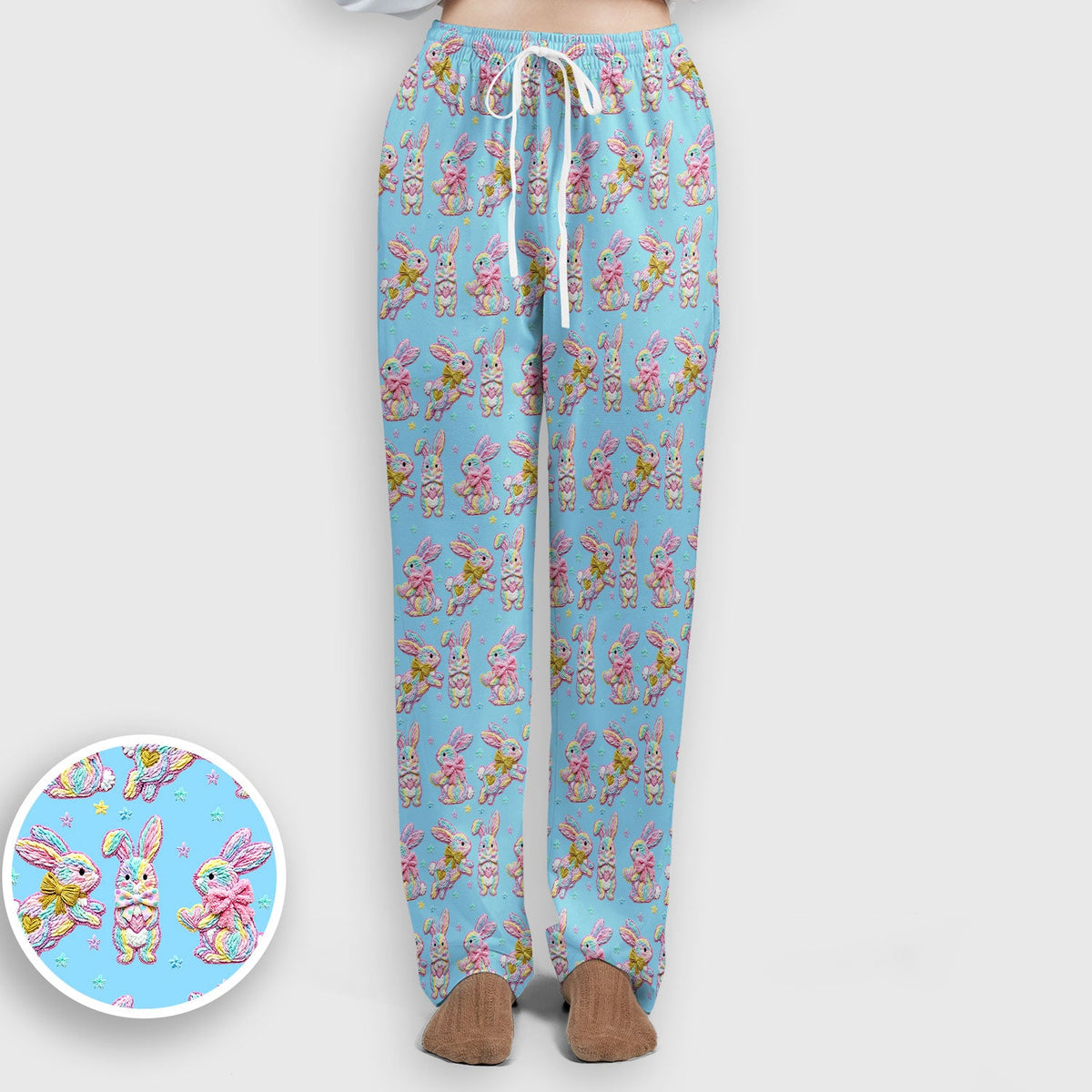 Cartoon Bunny Nurse Scrub Set