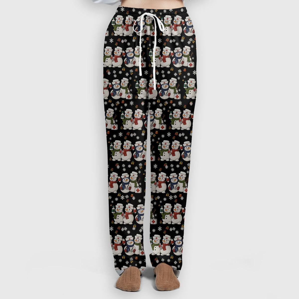 Snowman Nurse Scrub Set - Christmas Gift