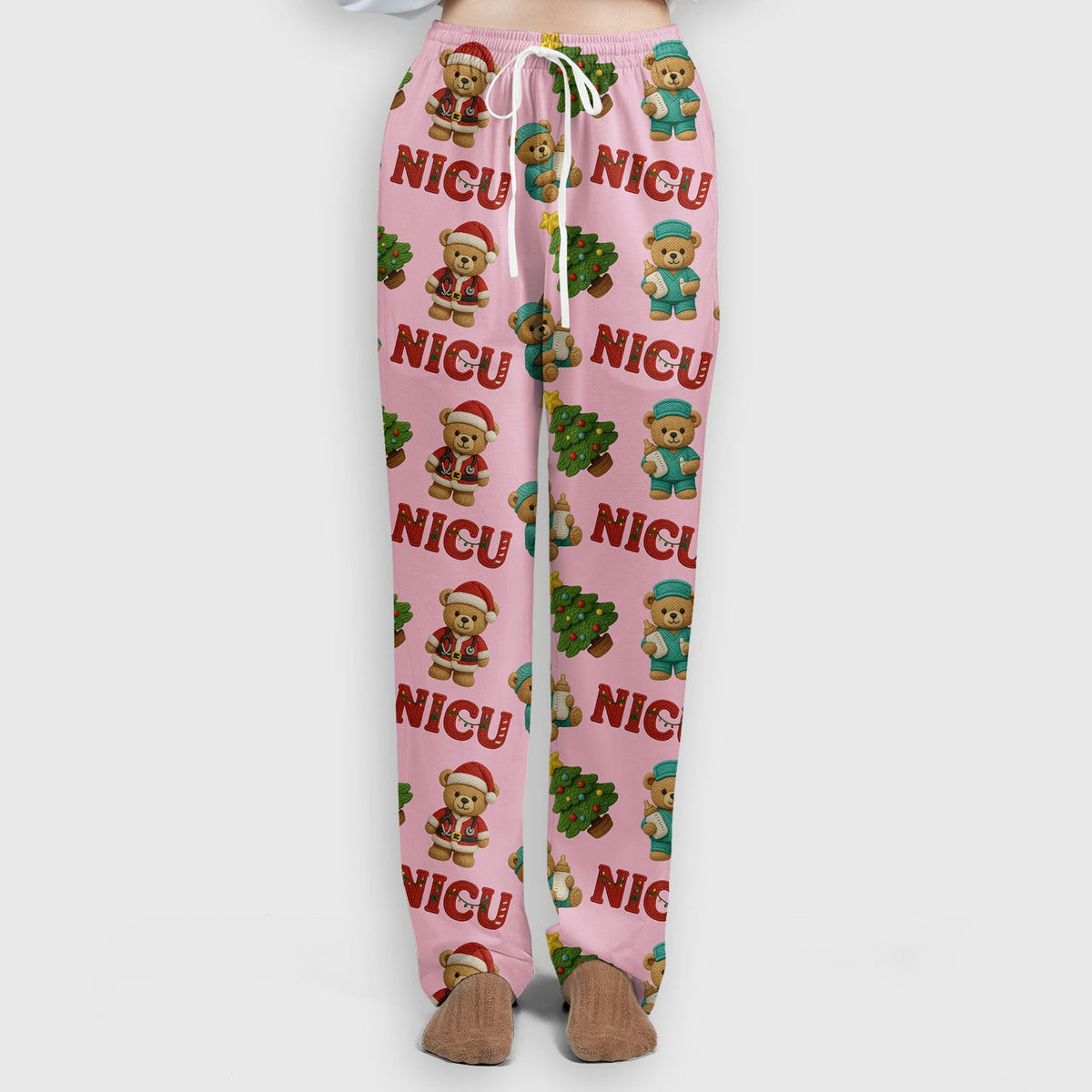 NICU Nurse Teddy Bear Scrub Set - Christmas Gift