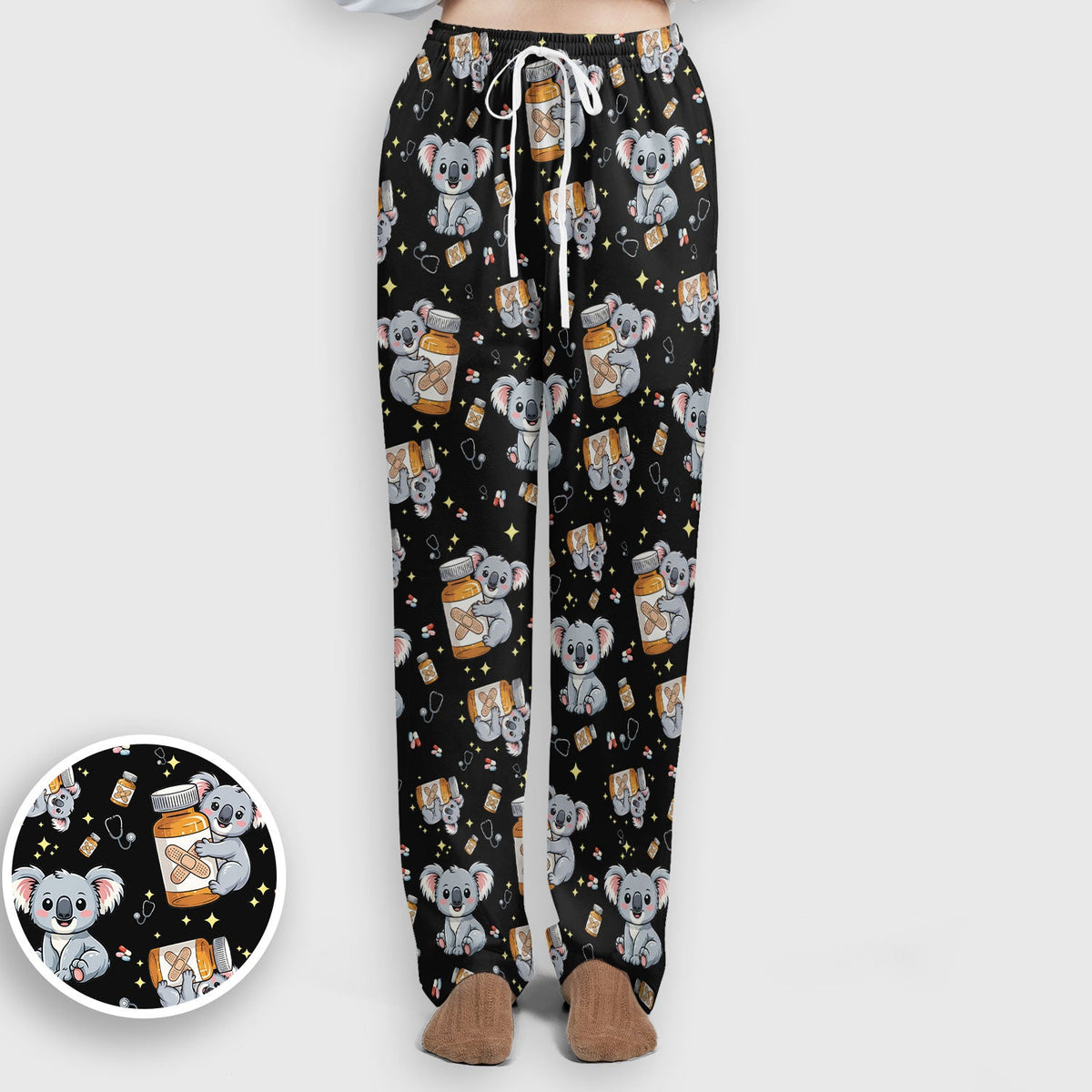 Koala Bandage Medicine Nurse Scrub Set