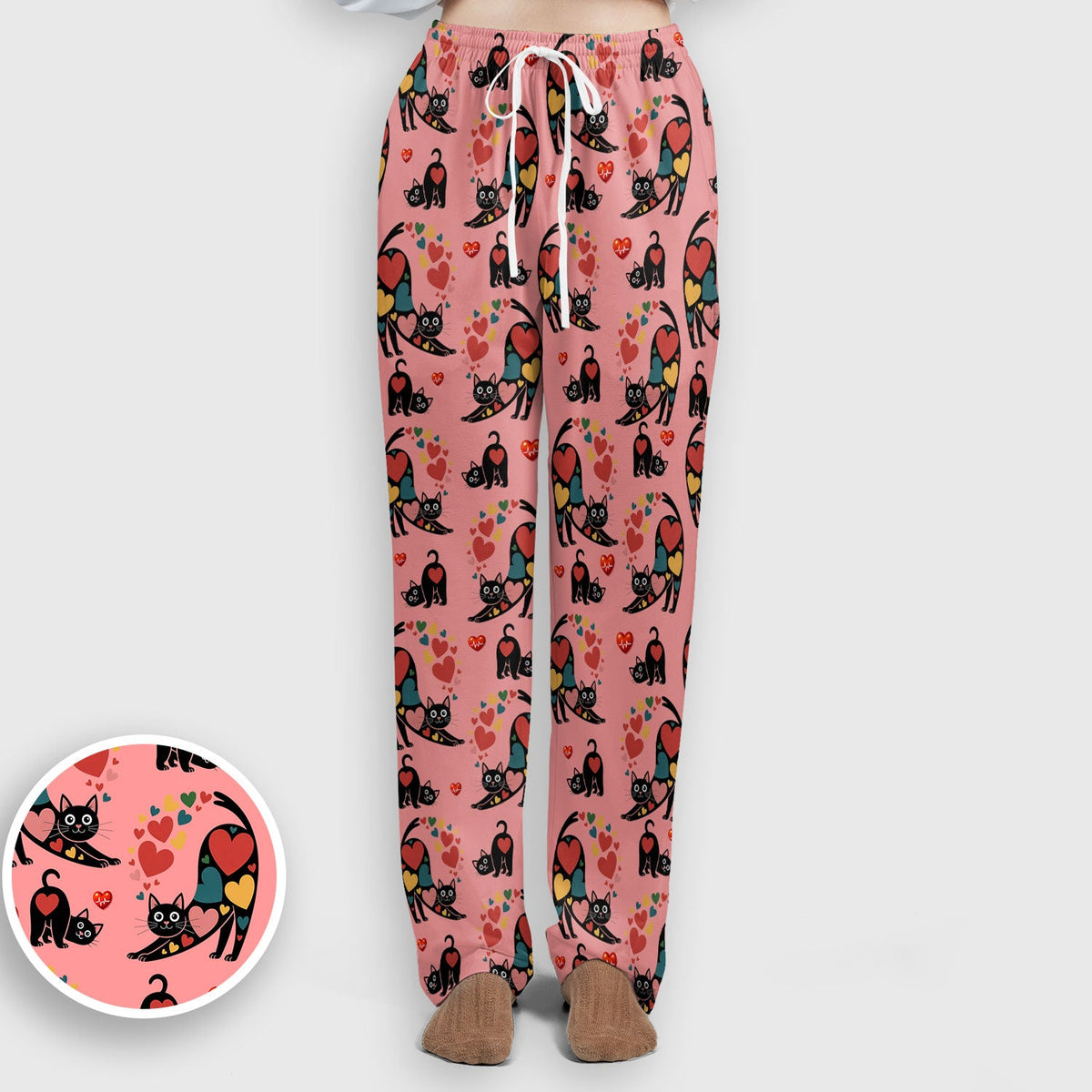 Cat Valentine Heart Nurse Scrub Set