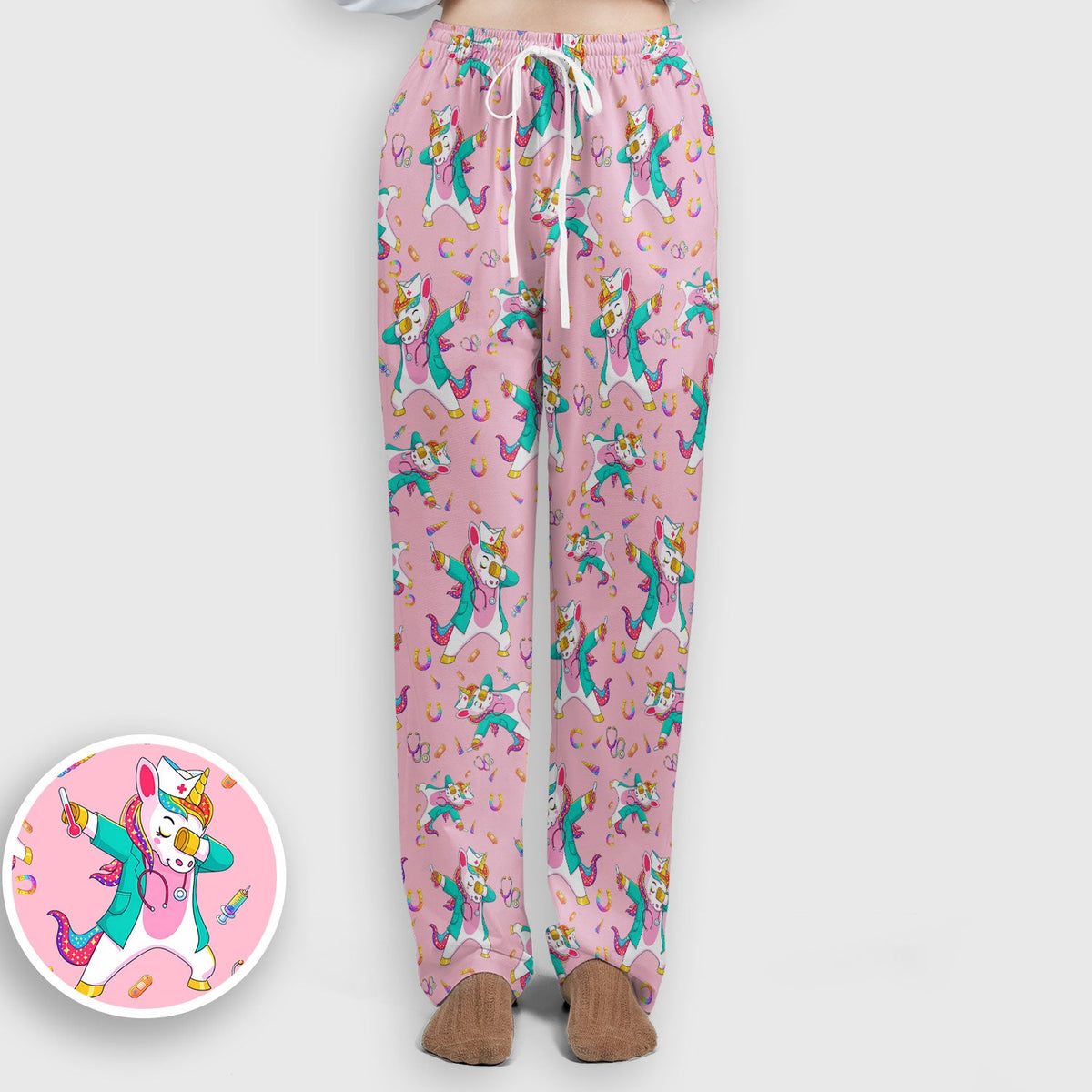 Unicorn Dance Nurse Scrub Set