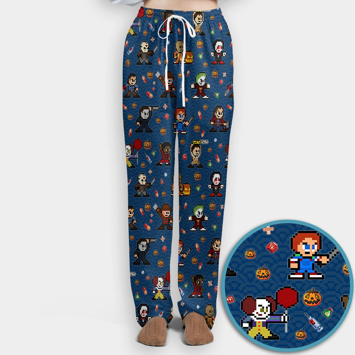 Scary Character Nurse Scrub Set - Halloween Gift