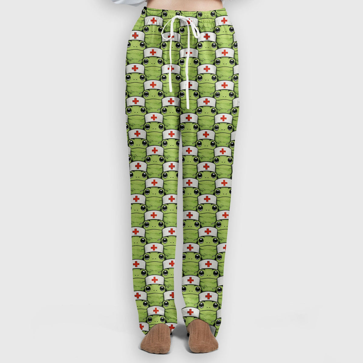 Green Frog Nurse Scrub Set