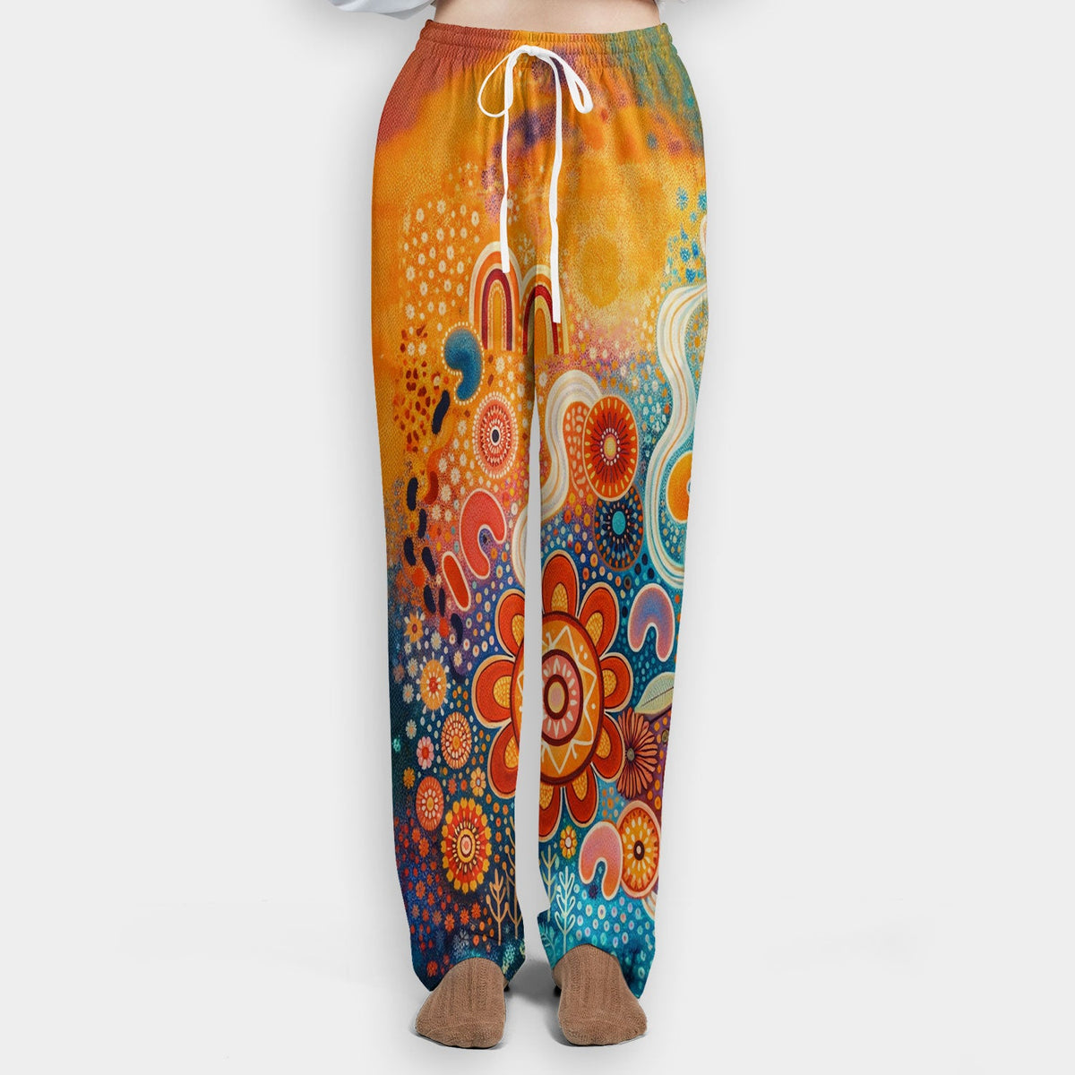 Australian Dot Art Boho Nurse Scrub Set