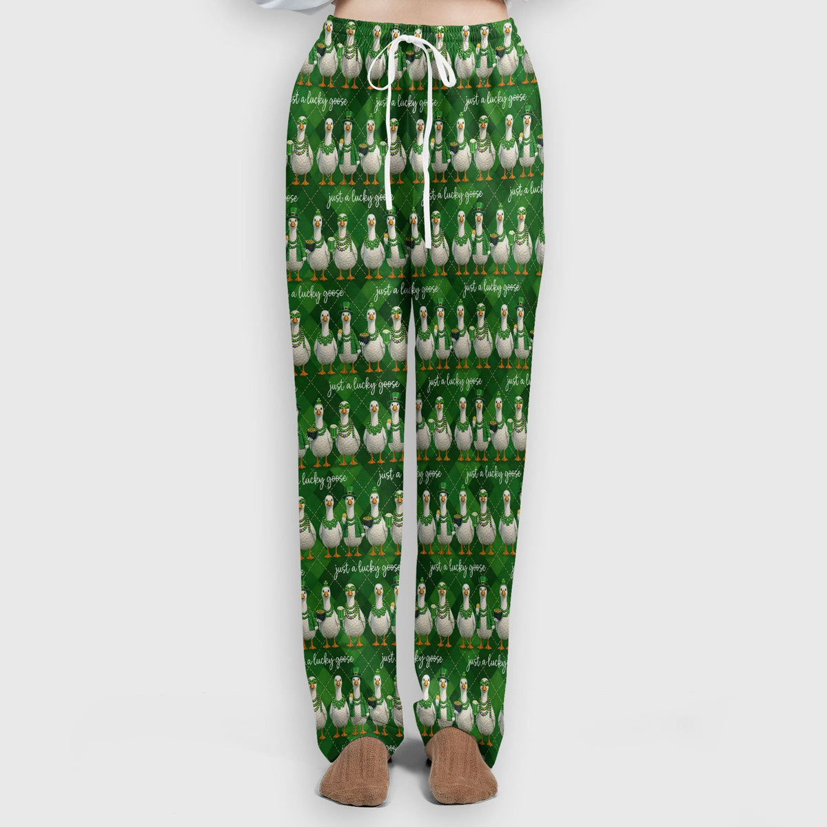 Lucky Goose Argyle Nurse Scrub Set - St Patricks Day Gift