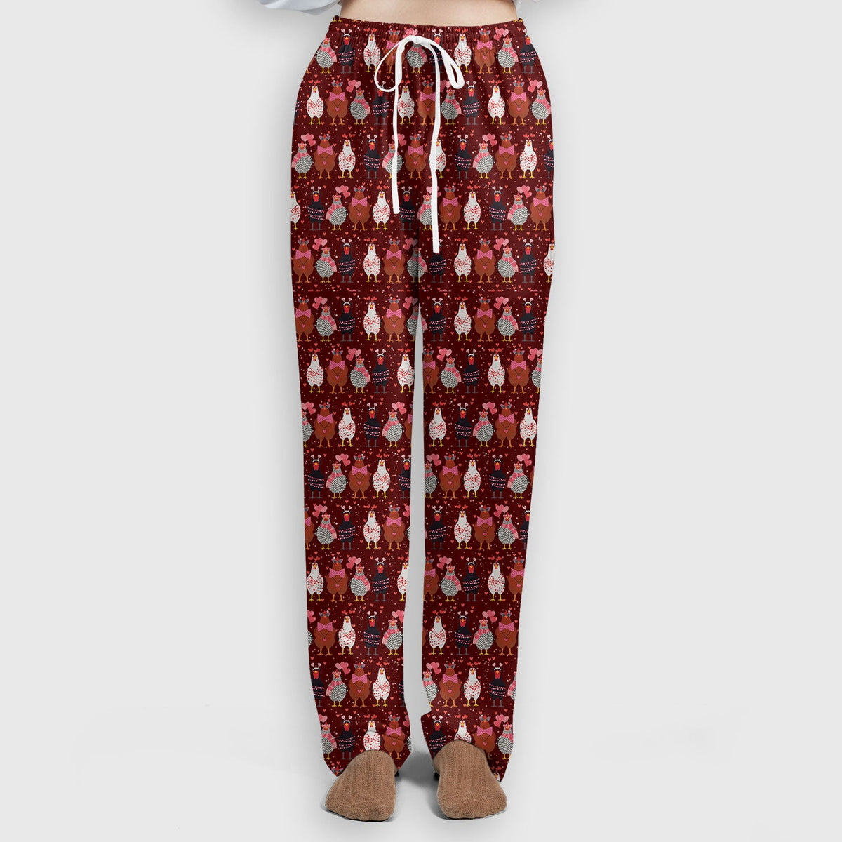 Chicken Valentine Nurse Scrub Set